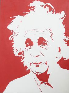 Qui regarde qui ? N°3 (Einstein d'après inconnu)