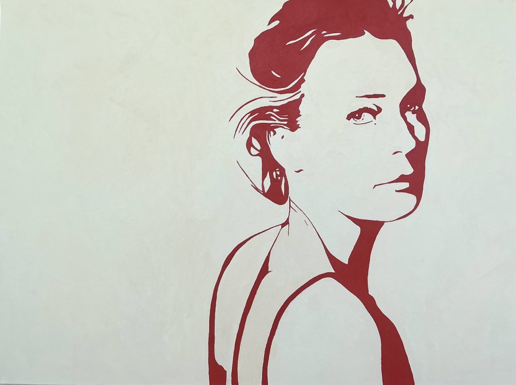 Qui regarde qui ? N°9 (Robin Wright d'après Lindbergh)