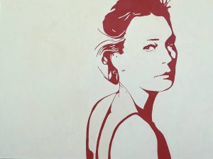 Qui regarde qui ? N°9 (Robin Wright d'après Lindbergh)